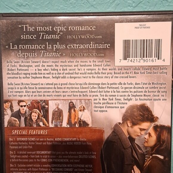 Twilight  - 3 DVD Set - Picture 3 of 6